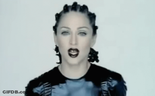 Woman With Dreadlocks Making Funny Face GIF