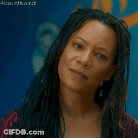 Woman With Dreadlocks Saying It's Like You've Looked Deep Into My Secret Soul GIF