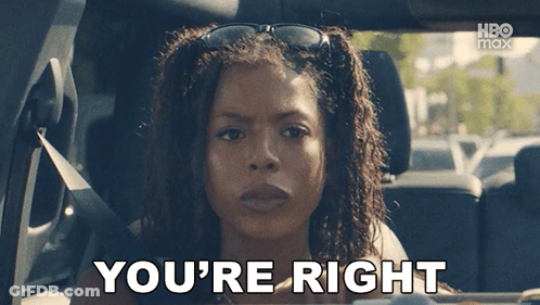 Woman With Dreadlocks Talking On Cell Phone Saying Yeah You're Right GIF