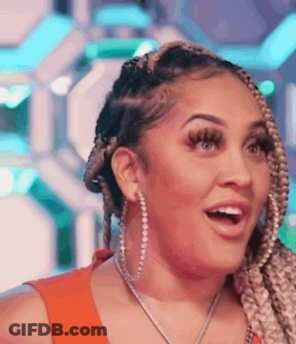 Woman With Earrings And Braids GIF