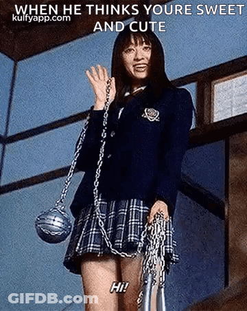 Woman With Eye Patch Looking Down GIF