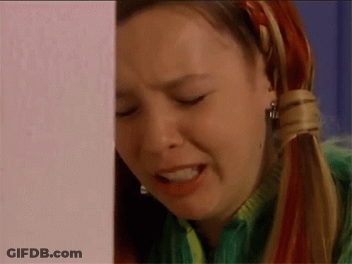 Woman With Eyes Closed And Mouth Open GIF