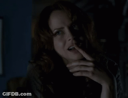 Woman With Eyes Closed And Mouth Open GIF