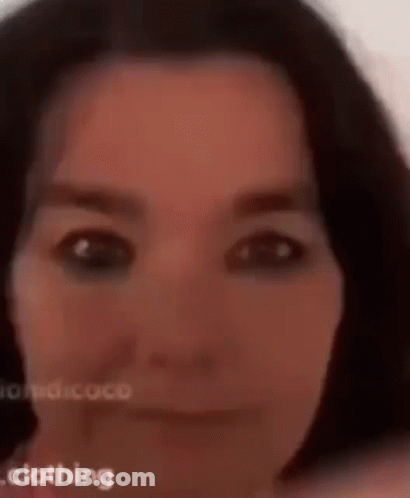 Woman With Eyes Closed Close Up GIF