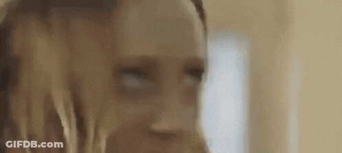Woman With Eyes Closed Close Up GIF
