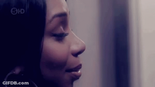 Woman With Eyes Closed GIF