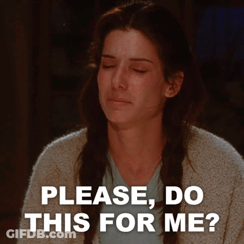 Woman With Eyes Closed Please Do This For Me GIF