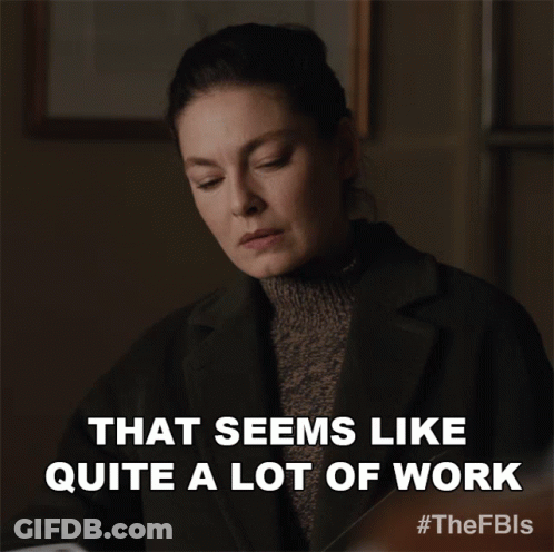 Woman With Eyes Closed That Seems Like Quite A Lot Of Work GIF
