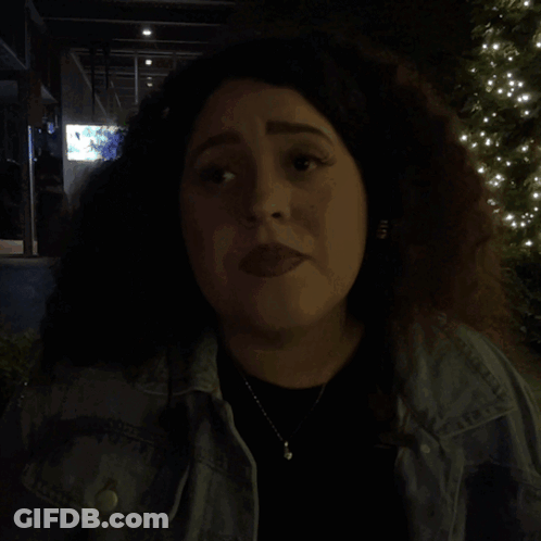 Woman With Eyes Closed Welp GIF