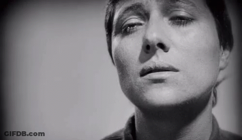 Woman With Eyes Closed GIF