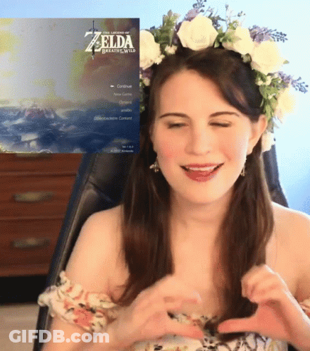 Woman With Flower Crown Smiling GIF