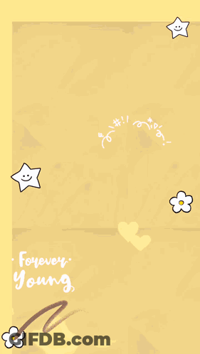 Woman With Forever Young GIF