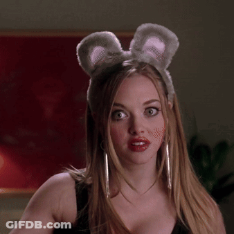 Woman With Furry Headband And Mouse Ears GIF