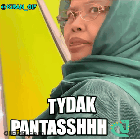 Woman With Glasses And Green Scarf Says Tydak Pantashhhh GIF