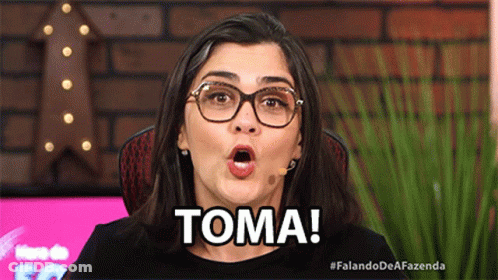 Woman With Glasses And Headset Saying Toma GIF