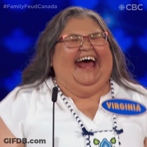 Woman With Glasses And Name Tag Virginia GIF