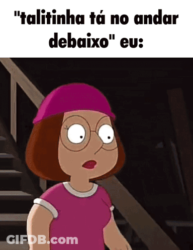 Woman With Glasses And Pink Hat Talitinha Ta No Andar Debaixo GIF