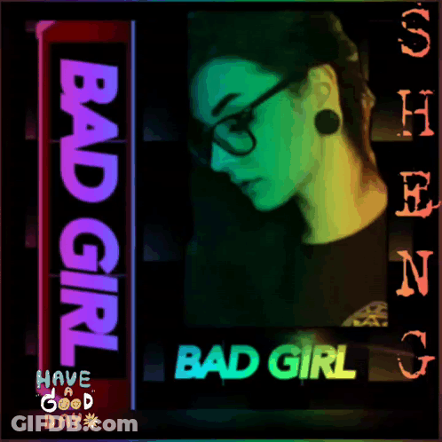 Woman With Glasses Bad Girl Have A Good Day GIF