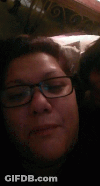 Woman With Glasses Close Up GIF