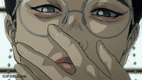 Woman With Glasses Covering Face With Hand GIF