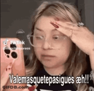 Woman With Glasses Hand To Forehead Saying Valemasquetepasigues Eh GIF