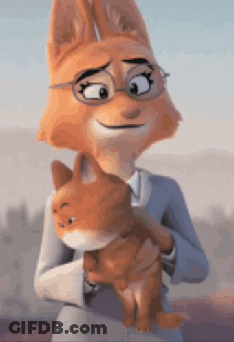 Woman With Glasses Holding Small Cat GIF