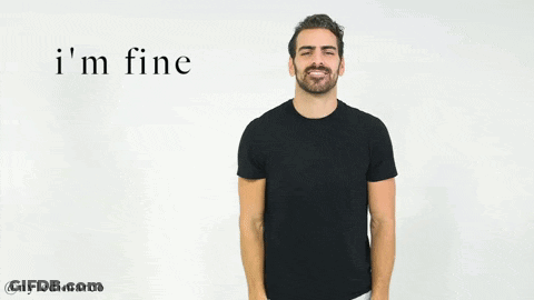 Woman With Glasses Jonie Name Tag I'm Heartbroken GIF