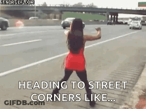 Woman With Glasses Next To Tik Tok Bucket GIF