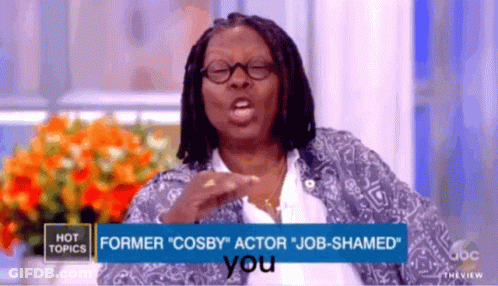 Woman With Glasses On Hot Topics Show GIF