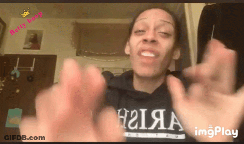 Woman With Glasses Open Mouth Funny Face GIF