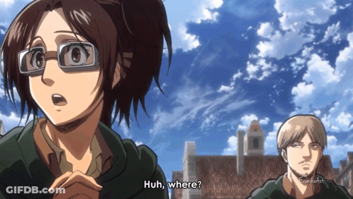 Woman With Glasses Saying Huh Where GIF