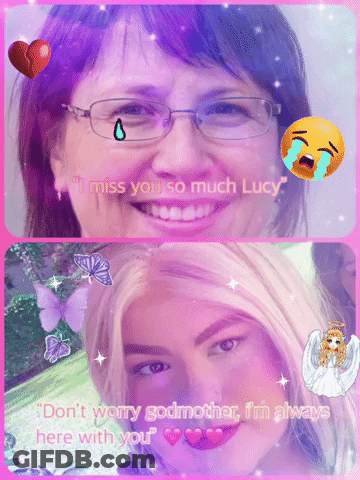 Woman With Glasses Saying I Miss You Lucy GIF