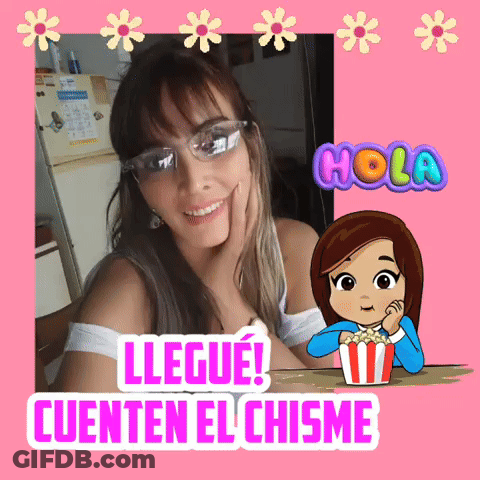 Woman With Glasses Saying Llega GIF