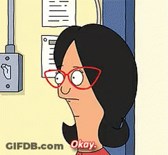 Woman With Glasses Saying Okay GIF