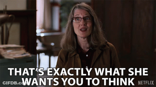 Woman With Glasses Saying That's What She Wants GIF