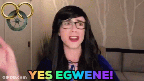 Woman With Glasses Saying Yes Egwene GIF