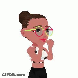 Woman With Glasses Saying Yesssss GIF