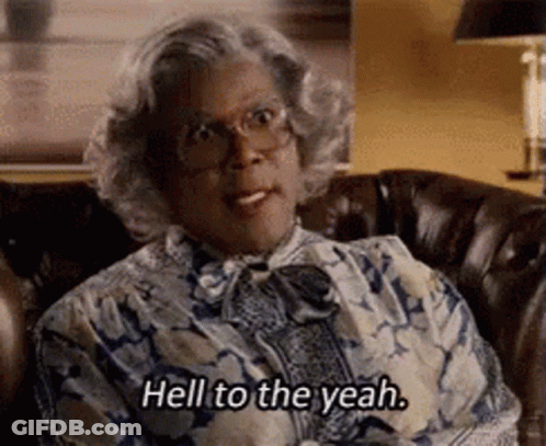 Woman With Glasses Says Hell To The Yeah GIF