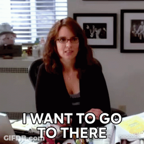 Woman With Glasses Says I Want To Go To There GIF