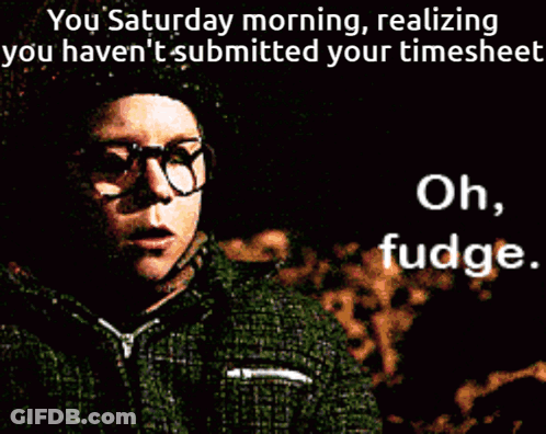 Woman With Glasses Says Oh Fudge GIF