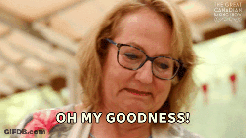 Woman With Glasses Says Oh My Goodness GIF