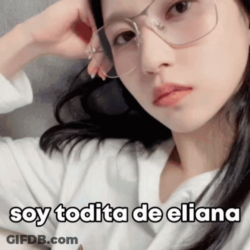 Woman With Glasses Soy Todita De Eliana GIF
