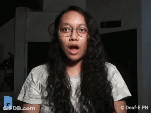 Woman With Glasses Surprised GIF