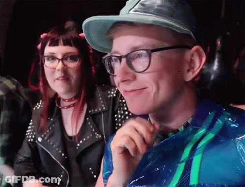 Woman With Happy Birthday Text GIF