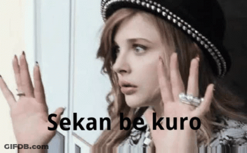 Woman With Hat And Rings Looking Out Window Sekan Be Kuro GIF