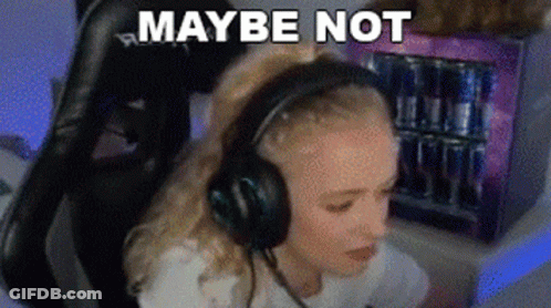 Woman With Headphones And Microphone At Computer GIF