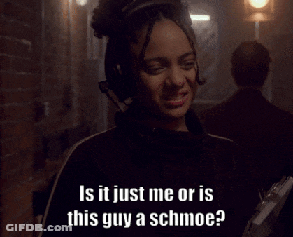 Woman With Headphones Asking Is This Just Me GIF