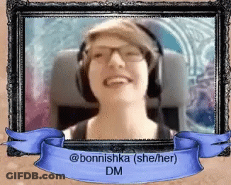 Woman With Headphones @Bonnshka (She / Her) Dm GIF
