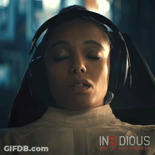 Woman With Headphones Insidious Out Of The Future GIF