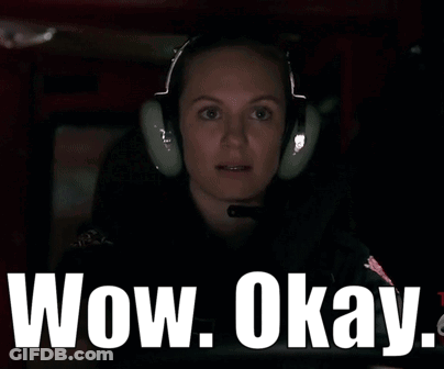 Woman With Headphones Saying Wow Okay GIF